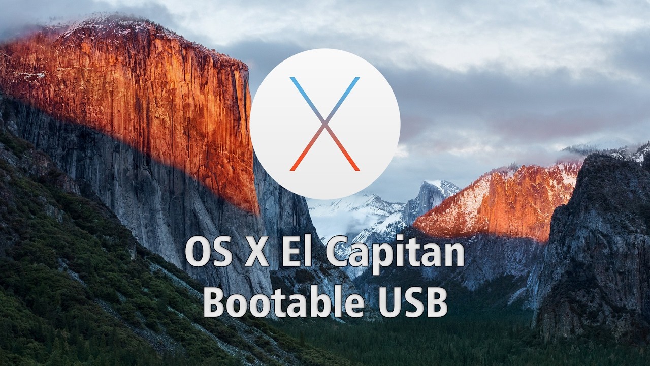 Make usb boot mac el capitan